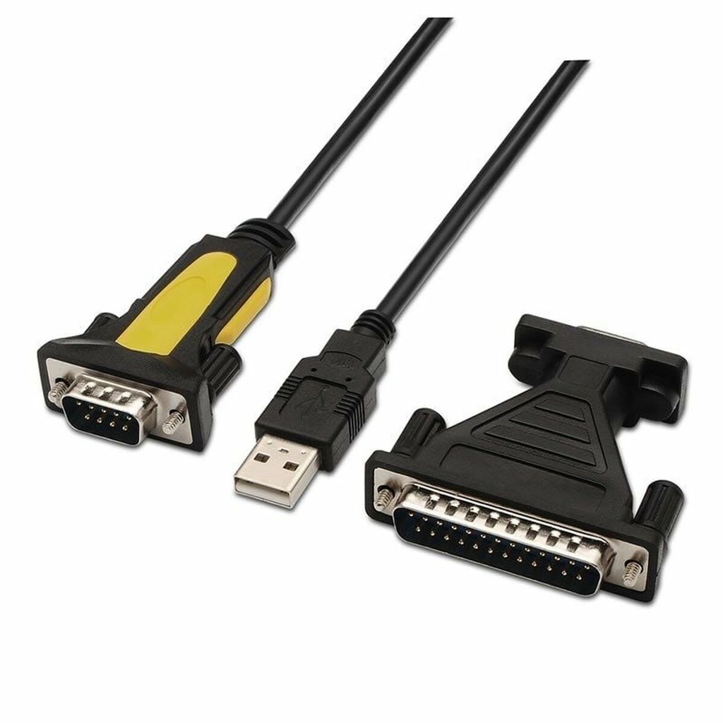 Cable de Datos/Carga con USB Aisens A104-0039 Negro 1,8 m