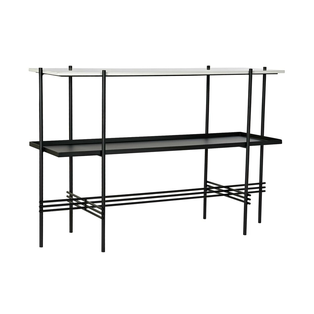 Recibidor DKD Home Decor Blanco Negro 120 x 40 x 80 cm
