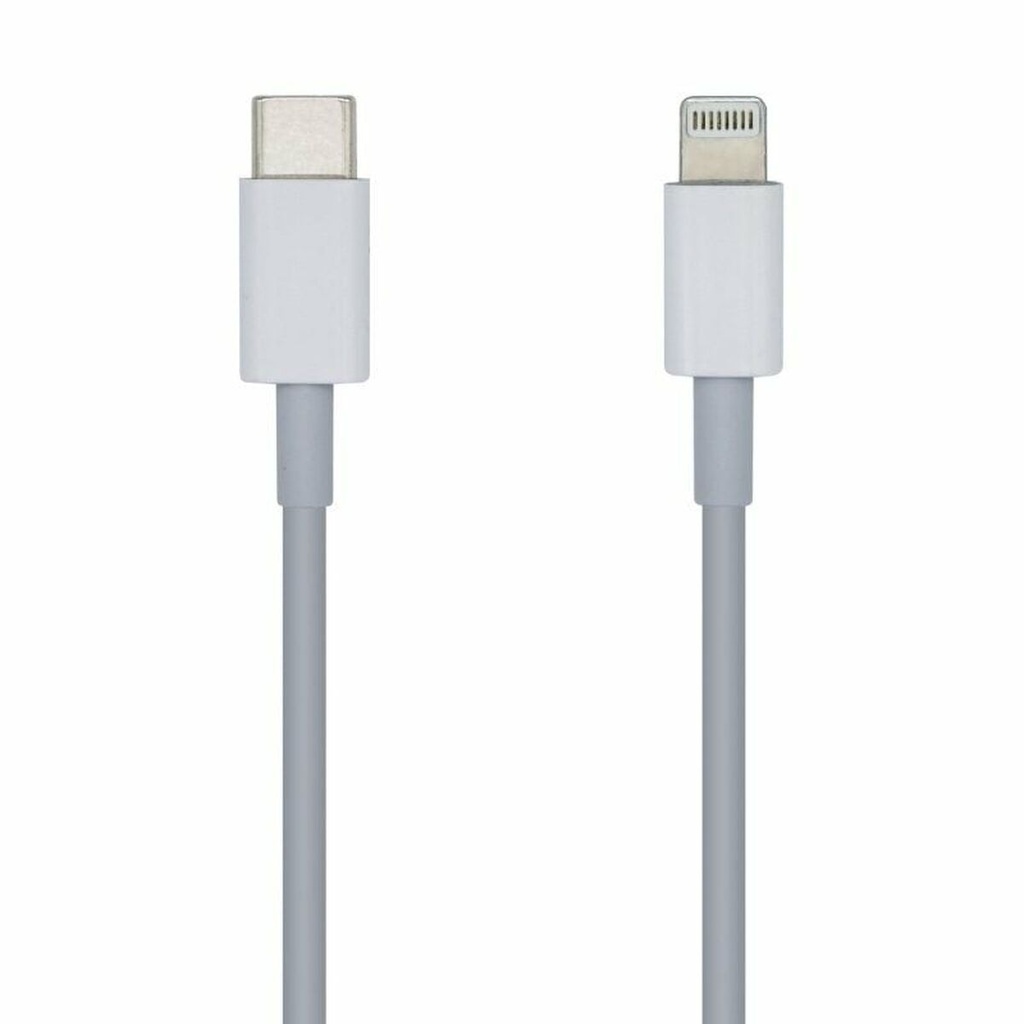 Cable USB-C a Lightning Aisens A102-0442 Blanco 1 m (1 unidad)