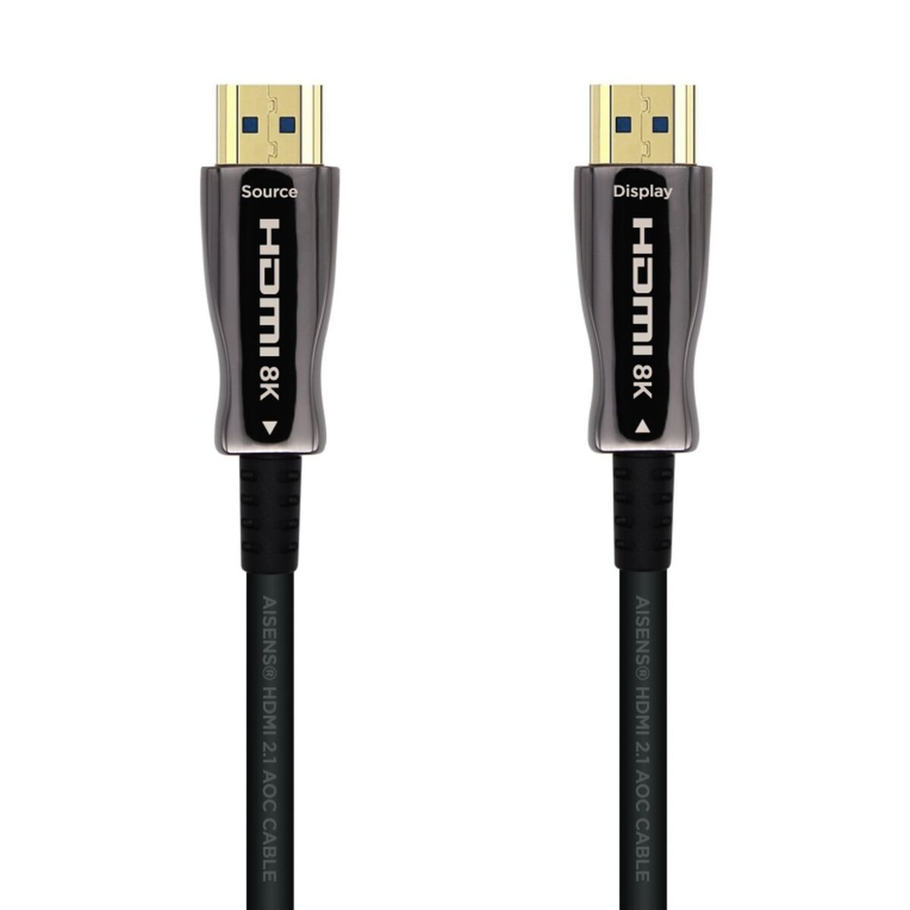 HDMI Cable Aisens A153-0515 Black 10 m