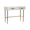Recibidor DKD Home Decor Blanco Dorado 90 x 45 x 74 cm