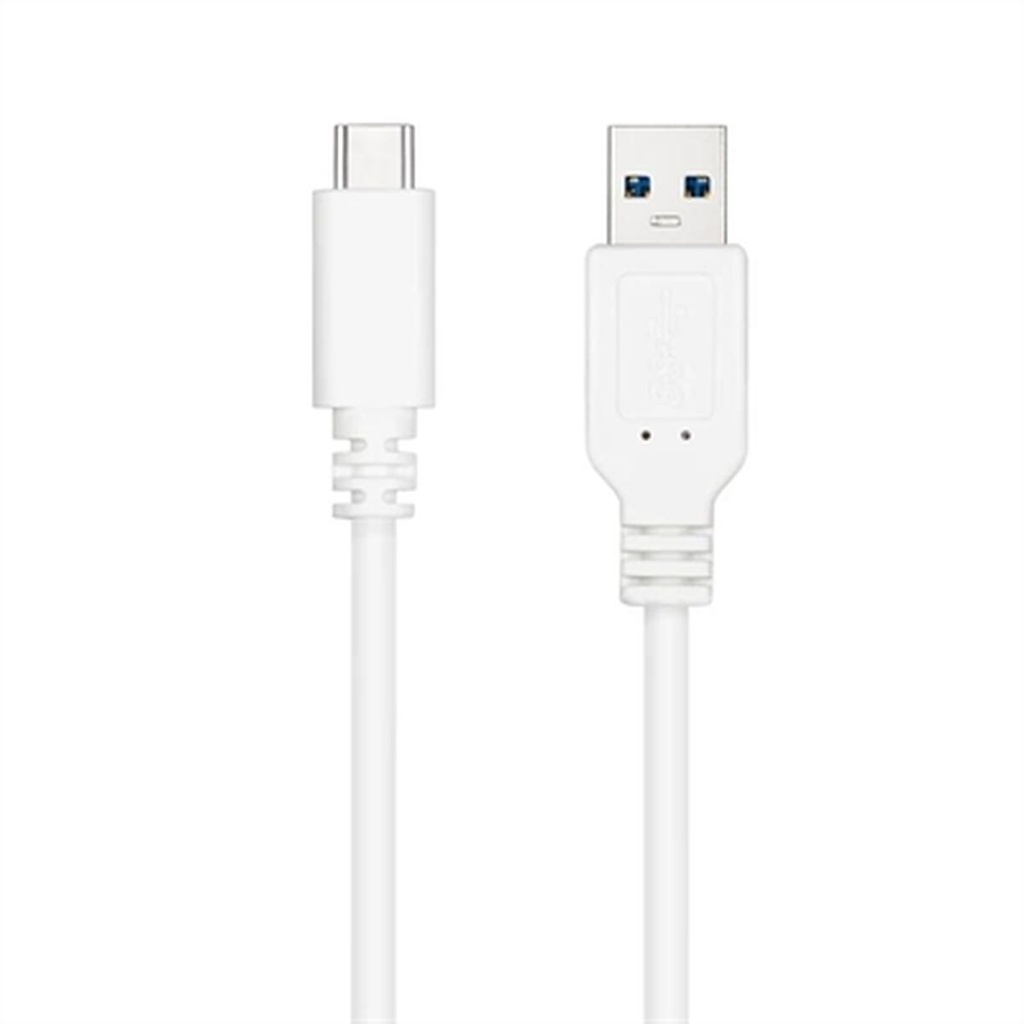 Cable USB-C a USB NANOCABLE 10.01.4000-W Blanco 50 cm (1 unidad)