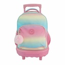 Mochila Escolar con Ruedas Toybags Blin Blin Gradient Pink