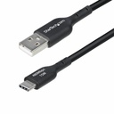 Cable USB Startech USB2AC3MNC Negro 3 m