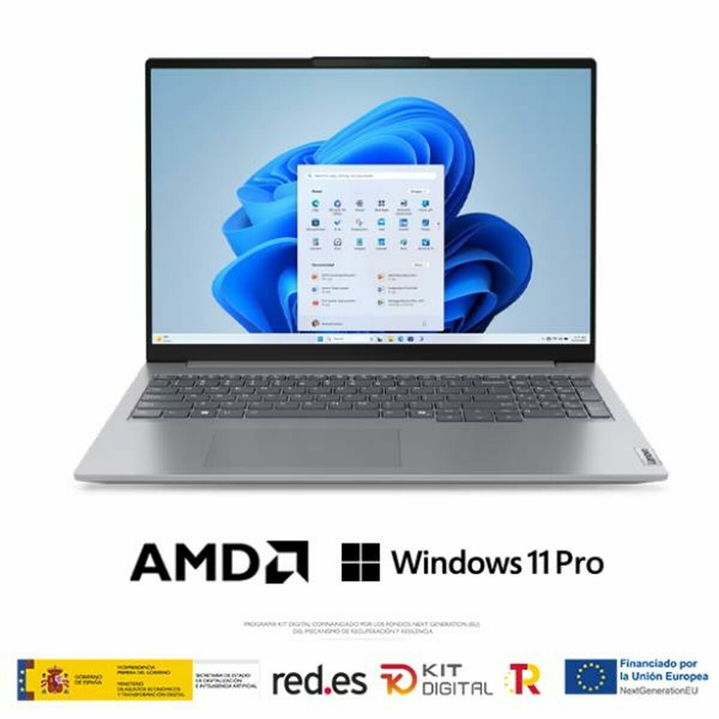 Laptop Lenovo 21MW0042SP 16" 16 GB RAM 512 GB SSD Qwerty Español AMD Ryzen 5 7535HS