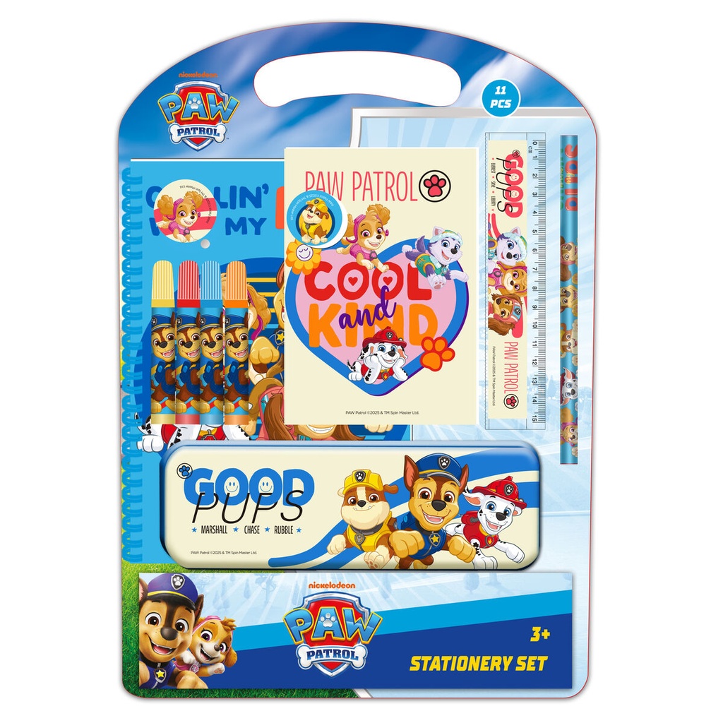 Portaminas The Paw Patrol Cool Azul Rojo