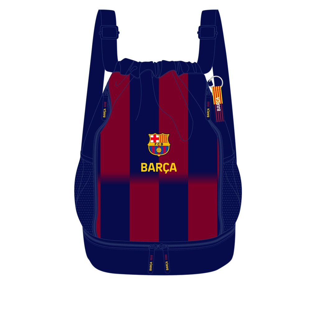 School Bag F.C. Barcelona Blue Maroon 35 x 40 x 1 cm
