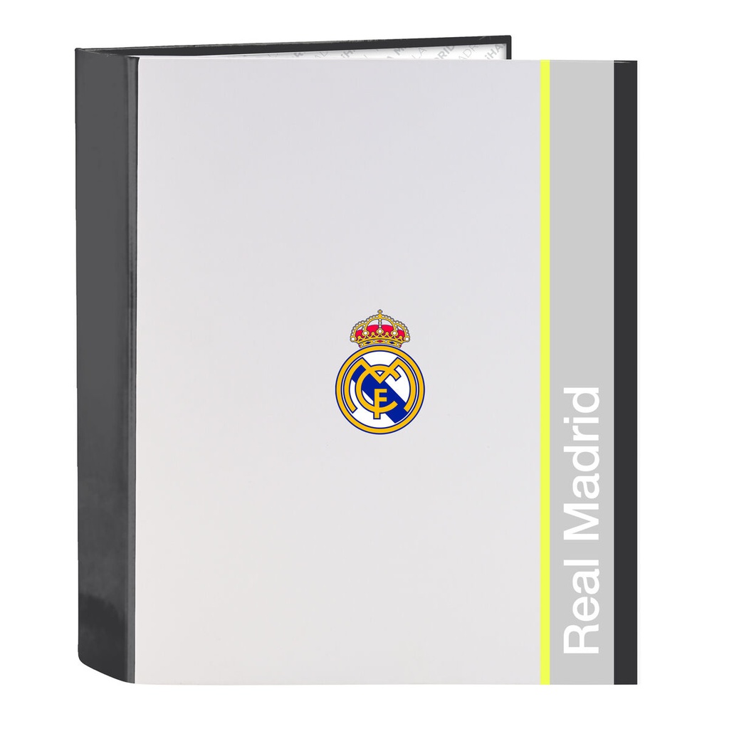 Ring binder Real Madrid C.F. White A4 27 x 33 x 6 cm