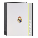 Ring binder Real Madrid C.F. White A4 27 x 33 x 6 cm