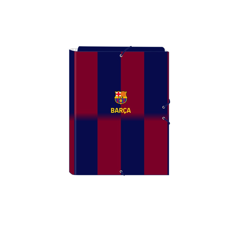 Carpeta de anillas F.C. Barcelona Azul Granate A4 26 x 33.5 x 2.5 cm