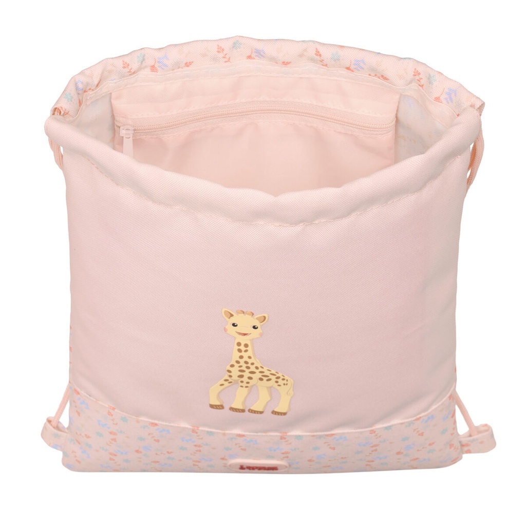 Backpack with Strings Sophie la Girafe 26 x 34 x 1 cm