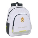 Mochila Escolar Real Madrid C.F. Blanco 28 x 34 x 10 cm