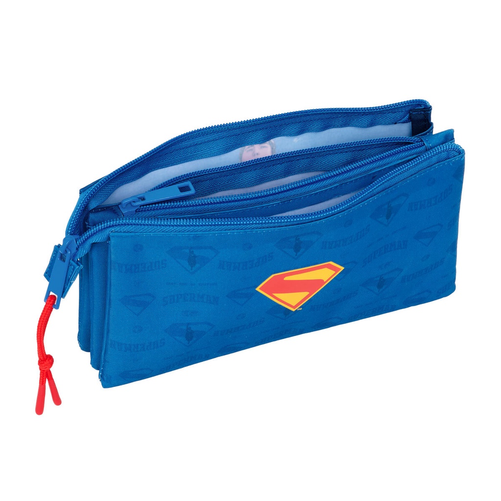 Portatodo Superman Azul 22 x 12 x 3 cm