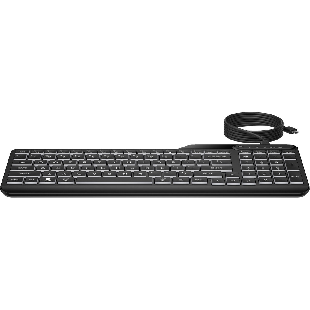 Keyboard HP 7N7C0AA#ABE White Black Spanish Qwerty