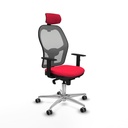Silla de Oficina con Cabecero Jorquera Piqueras y Crespo 1D086G2 Rojo