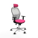 Silla de Oficina con Cabecero Jorquera Piqueras y Crespo 1D086G2 Rosa