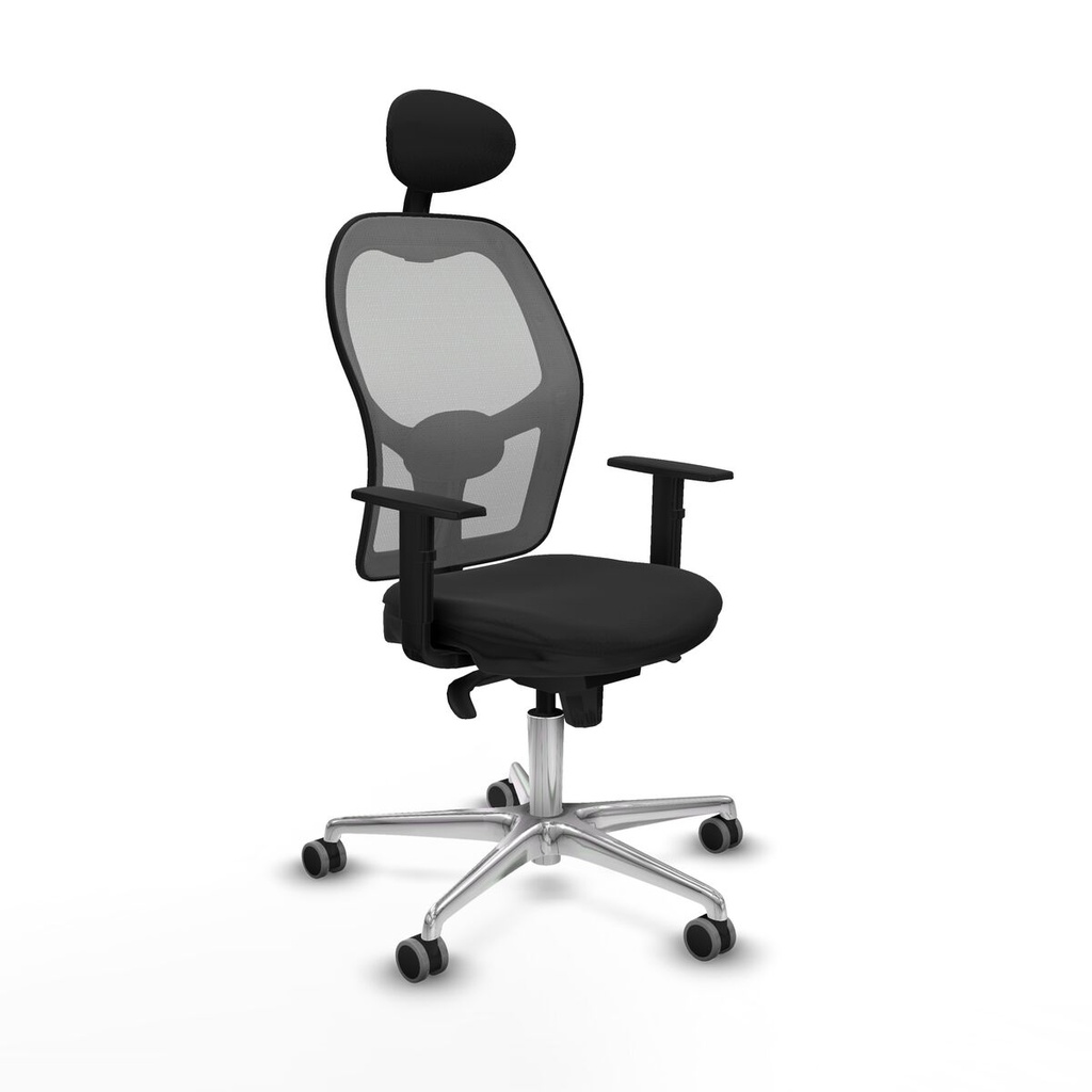 Office Chair with Headrest Jorquera Piqueras y Crespo 1D086G1 Black