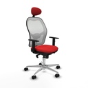 Silla de Oficina con Cabecero Jorquera Piqueras y Crespo 1D086N1 Rojo