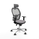 Office Chair with Headrest Jorquera Piqueras y Crespo 1D086G2 Grey