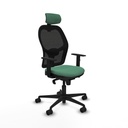Office Chair with Headrest Jorquera Piqueras y Crespo 1D036N2 Emerald Green