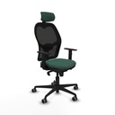 Office Chair with Headrest Jorquera Piqueras y Crespo 1D036G2 Green