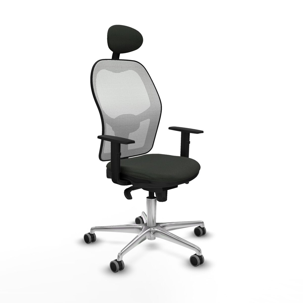Office Chair with Headrest Jorquera Piqueras y Crespo 1D086G1 Black