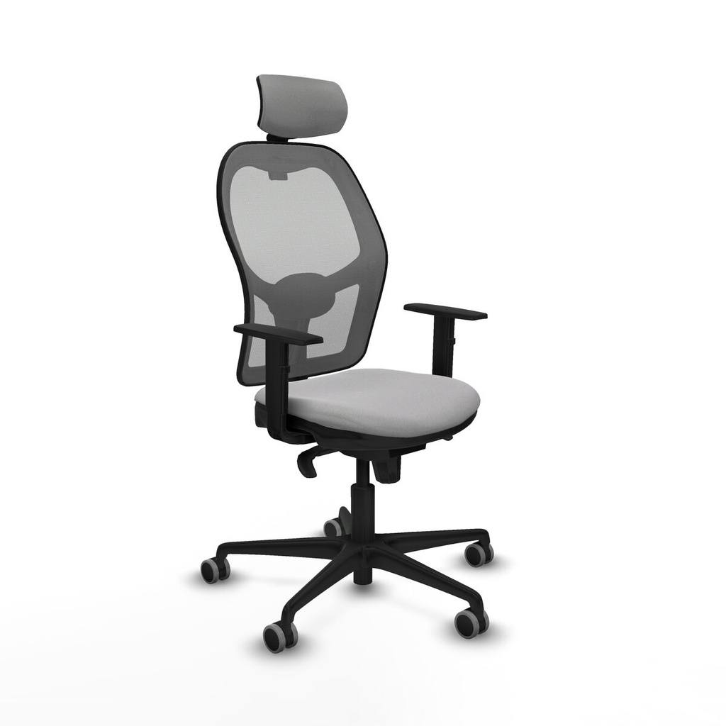 Office Chair with Headrest Jorquera Piqueras y Crespo 1D036G2 Light grey