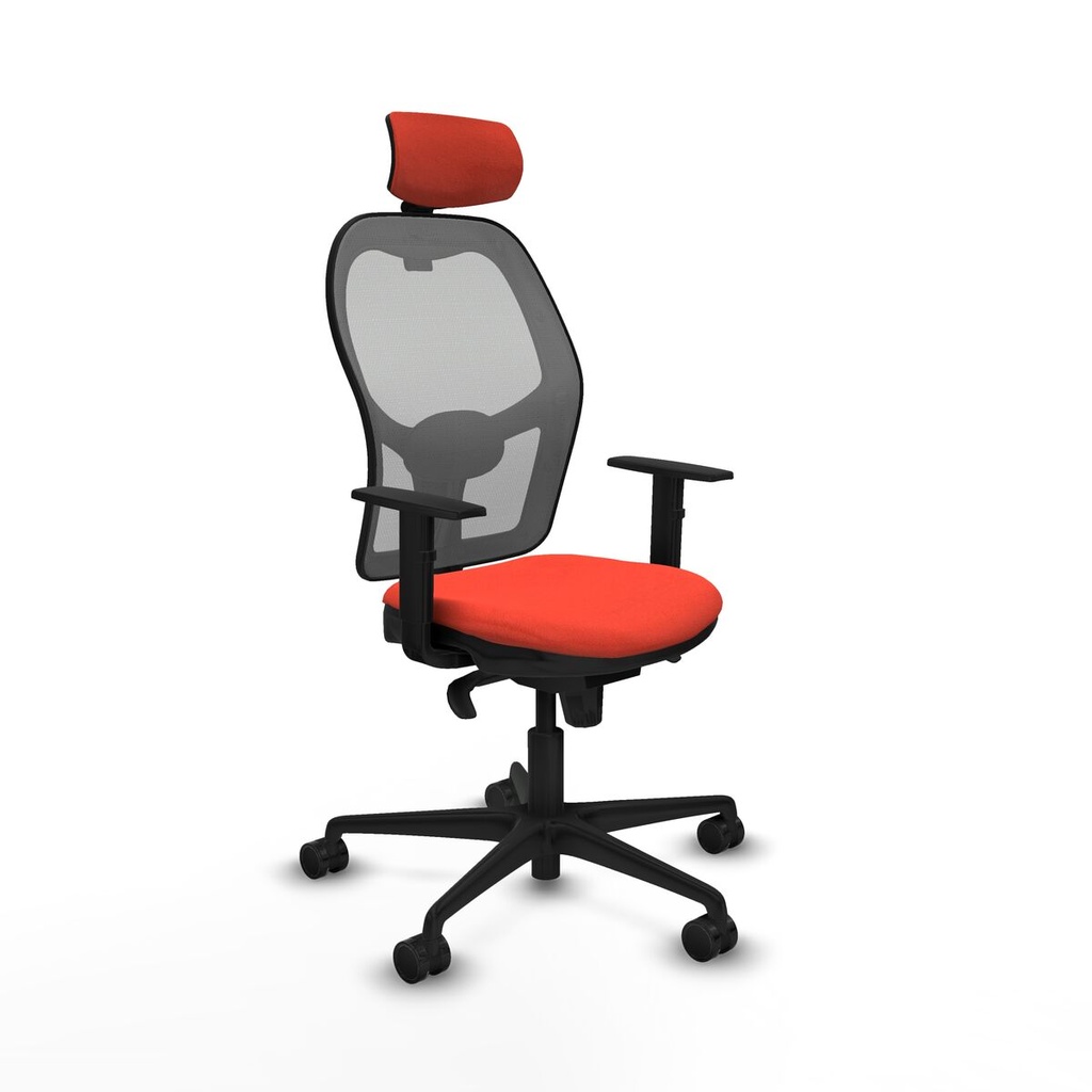 Office Chair with Headrest Jorquera Piqueras y Crespo 1D036N2 Dark Orange