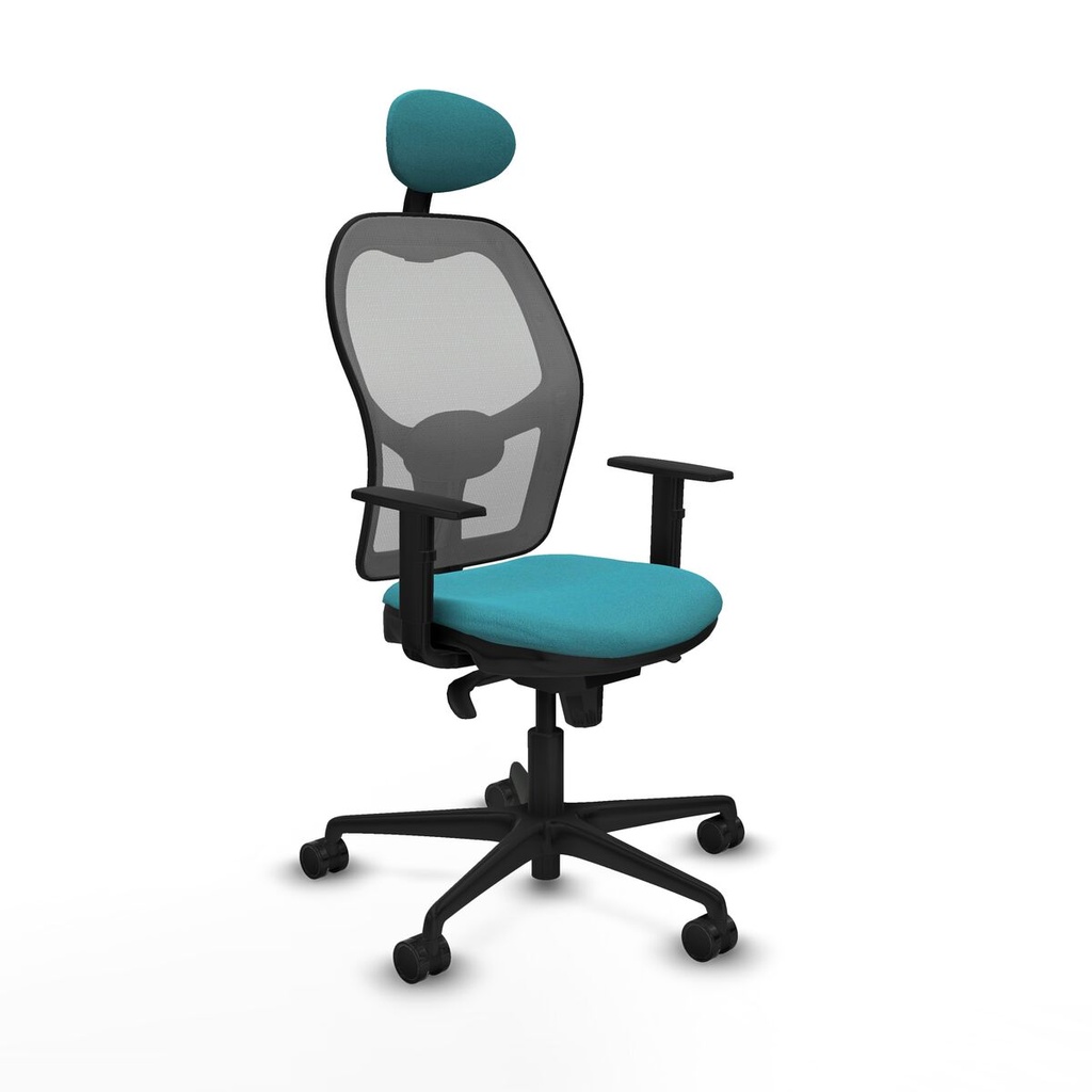 Office Chair with Headrest Jorquera Piqueras y Crespo 1D036N1 Turquoise