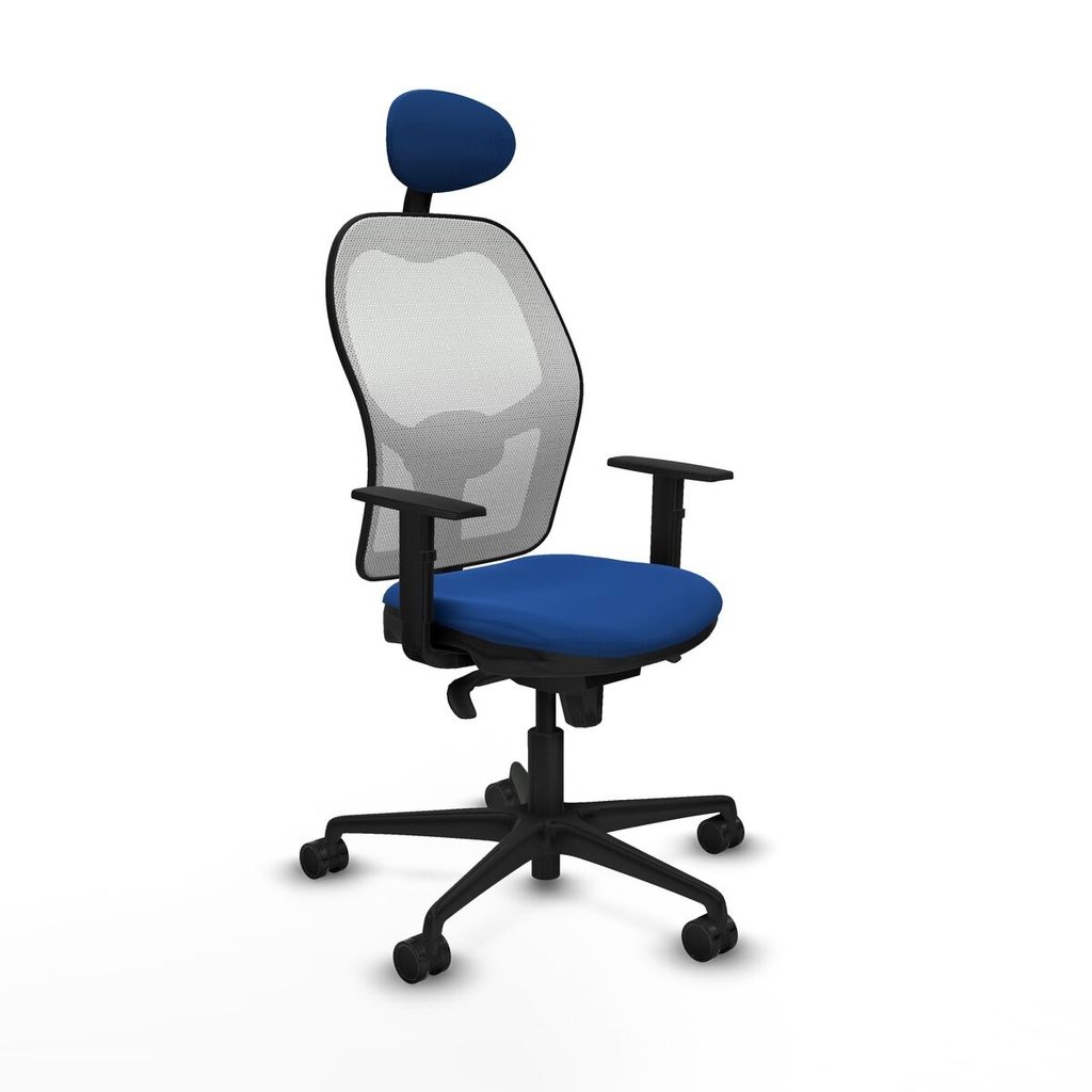 Office Chair with Headrest Jorquera Piqueras y Crespo 1D036N1 Blue