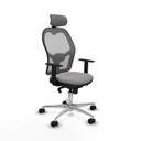 Silla de Oficina con Cabecero Jorquera Piqueras y Crespo 1D086N2 Gris