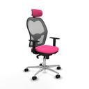 Silla de Oficina con Cabecero Jorquera Piqueras y Crespo 1D086N2 Rosa