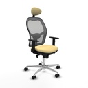 Silla de Oficina con Cabecero Jorquera Piqueras y Crespo 1D086N1 Crema