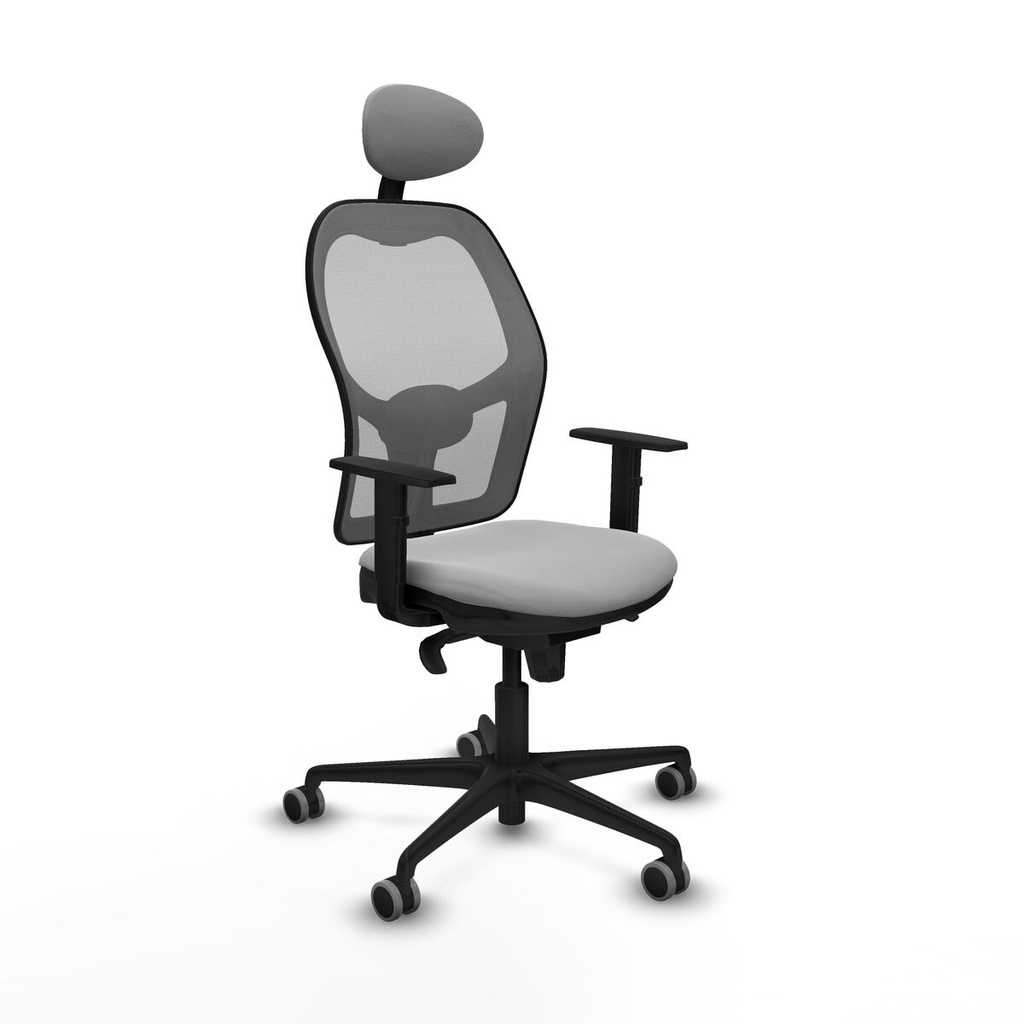 Office Chair with Headrest Jorquera Piqueras y Crespo 1D036G1 Light grey