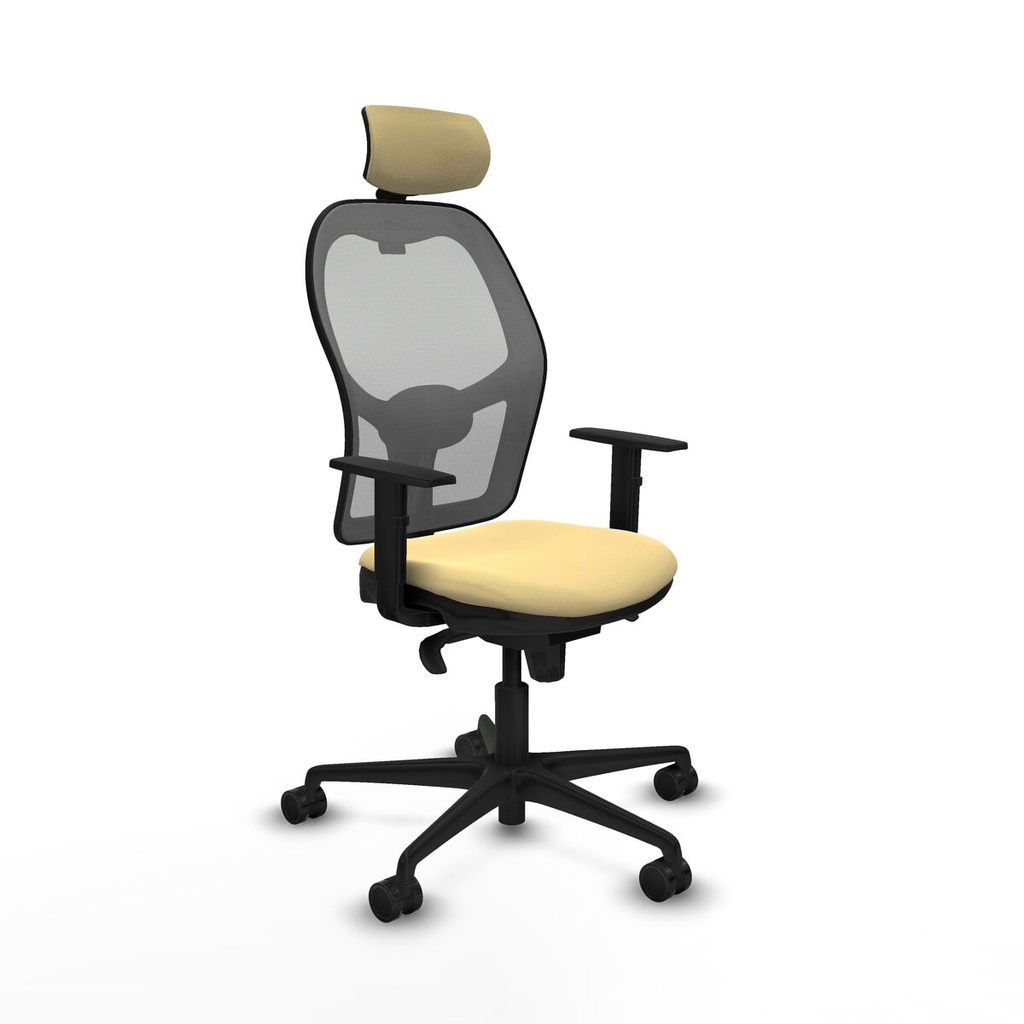 Office Chair with Headrest Jorquera Piqueras y Crespo 1D036N2 Cream