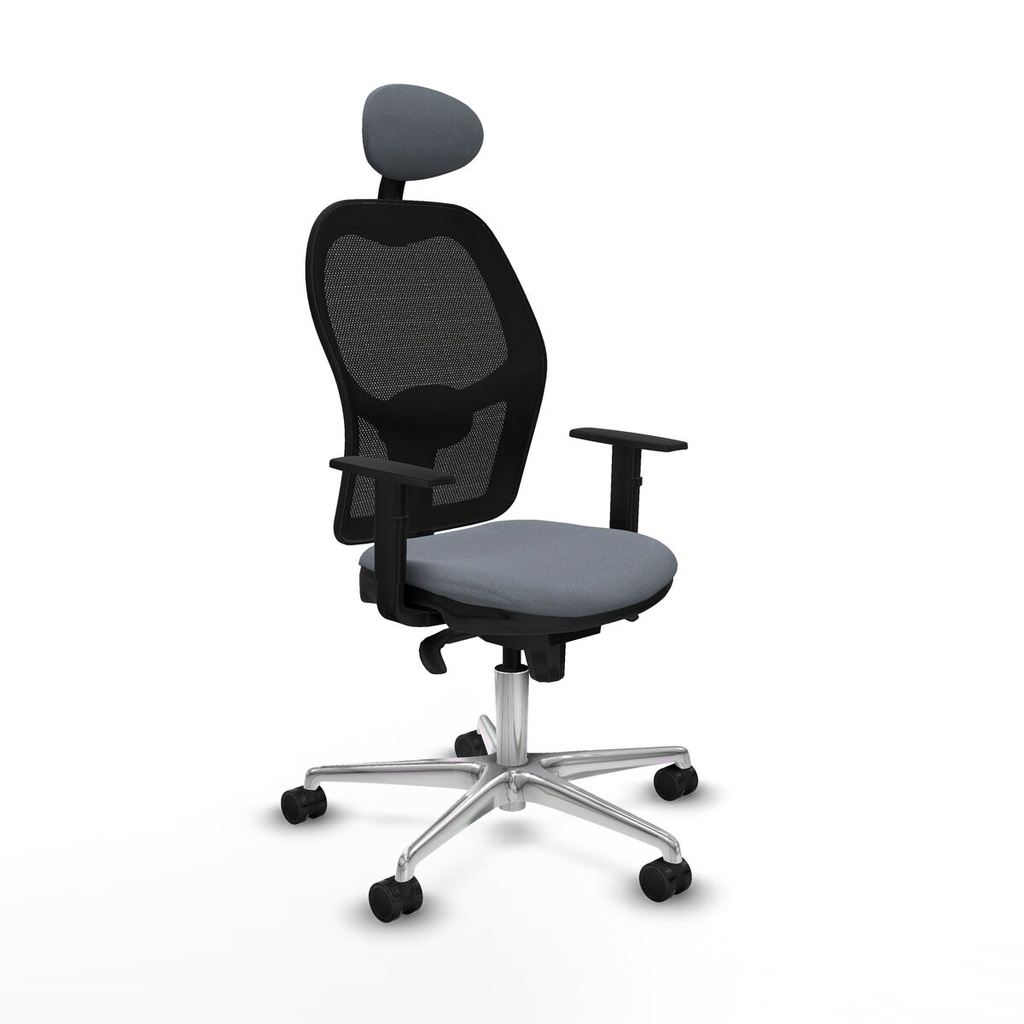 Office Chair with Headrest Jorquera Piqueras y Crespo 1D086N1 Grey