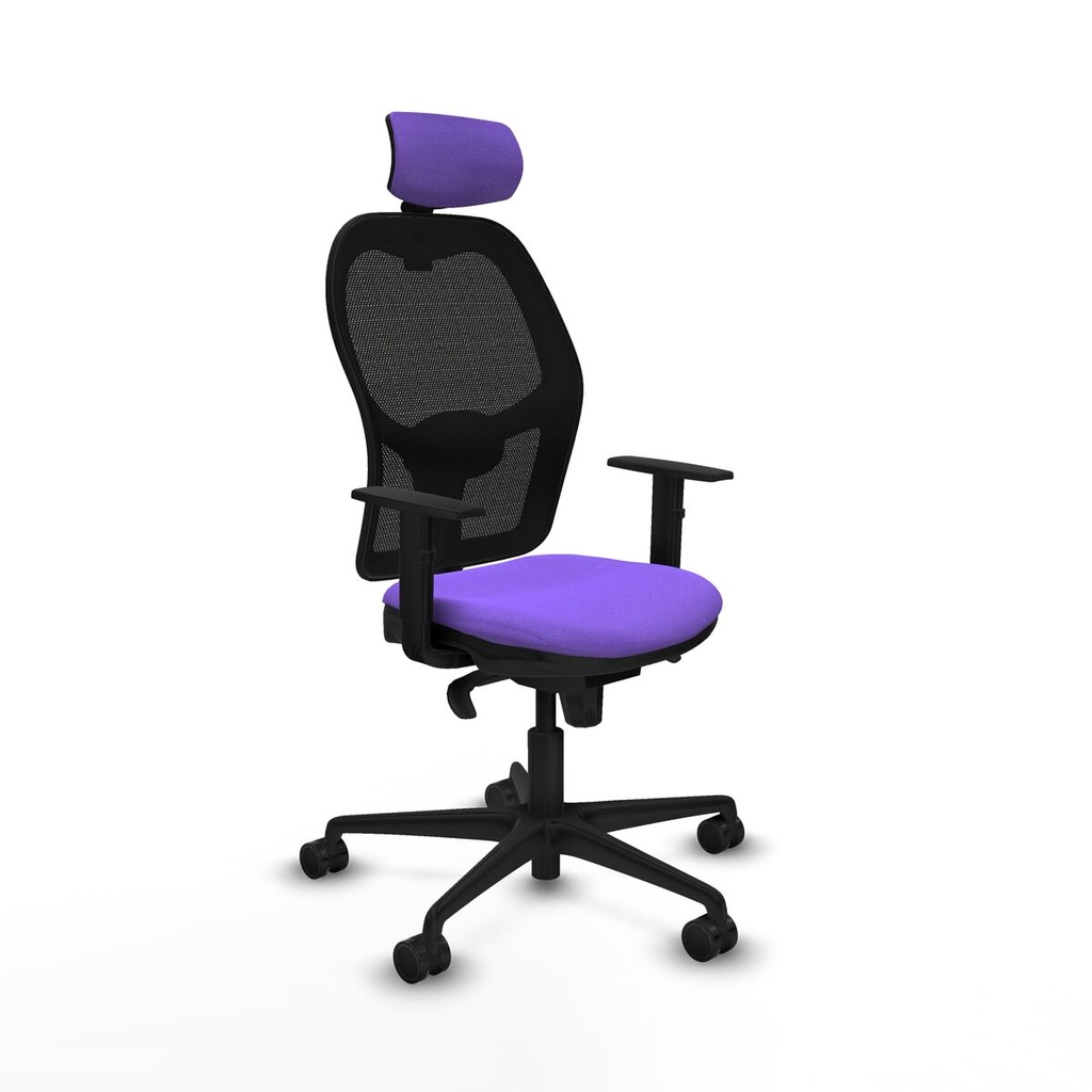 Office Chair with Headrest Jorquera Piqueras y Crespo 1D036N2 Lilac
