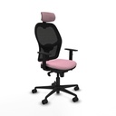 Office Chair with Headrest Jorquera Piqueras y Crespo 1D036N2 Pink