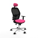 Silla de Oficina con Cabecero Jorquera Piqueras y Crespo 1D086N1 Rosa