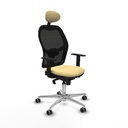 Office Chair with Headrest Jorquera Piqueras y Crespo 1D086G1 Cream