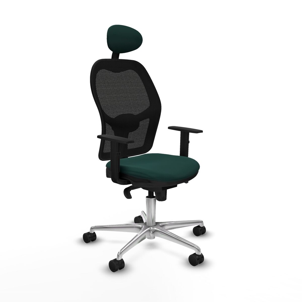 Silla de Oficina con Cabecero Jorquera Piqueras y Crespo 1D086N1 Verde