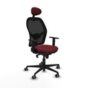 Office Chair with Headrest Jorquera Piqueras y Crespo 1D036G1 Maroon