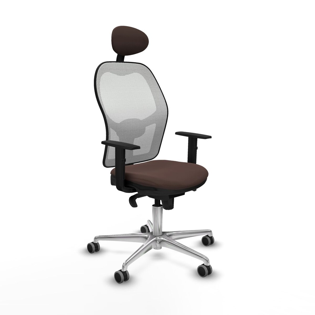 Office Chair Piqueras y Crespo 1D086G1 White Dark brown