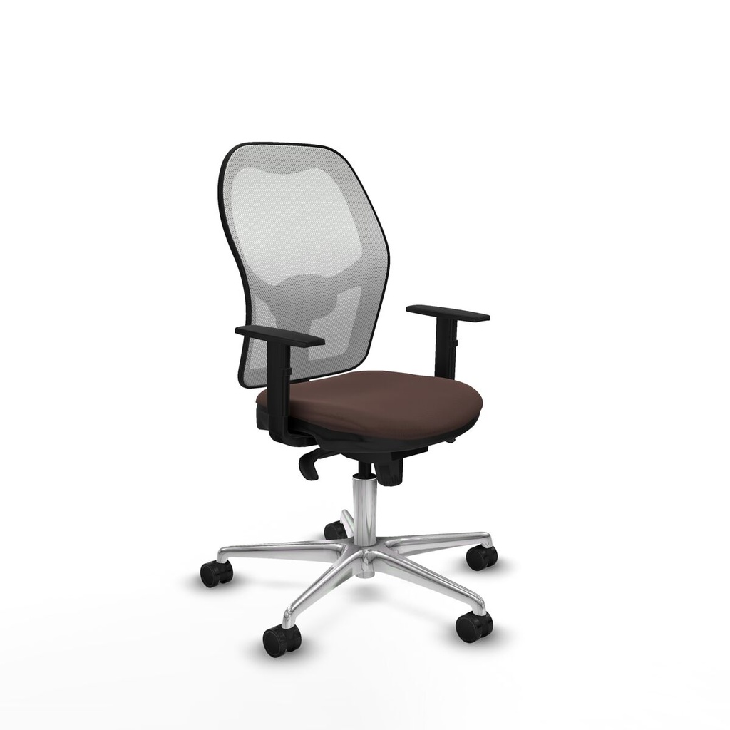 Office Chair Piqueras y Crespo 1D086N0 White Dark brown