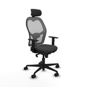 Office Chair Piqueras y Crespo 1D036N2 Dark grey