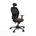 Office Chair Piqueras y Crespo 1D036N1 Black Dark brown