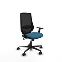 Silla de Oficina Piqueras y Crespo D036N0W Negro Verde petróleo