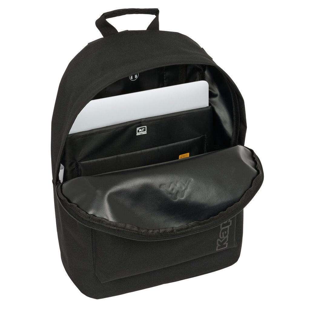 Mochila Escolar Kappa kappa basics Negro 31 x 41 x 16 cm