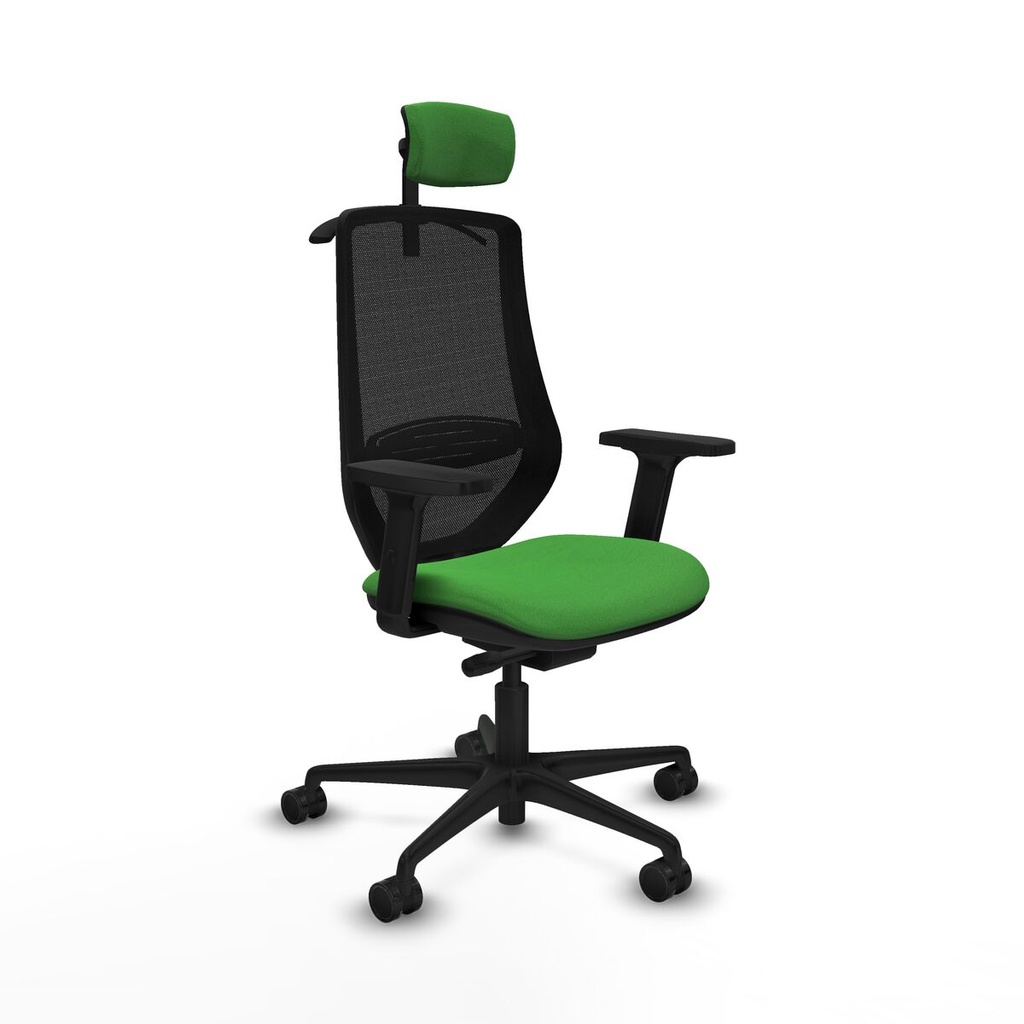 Office Chair with Headrest Mardos traslack bali Piqueras y Crespo D036N2H Green