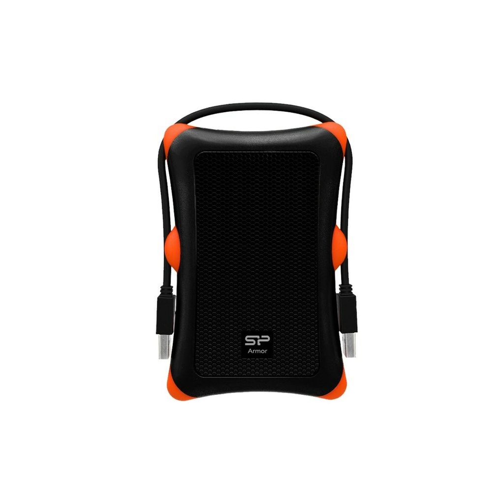Caja Externa Silicon Power Armor A30 Negro Naranja Negro/Naranja